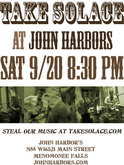 Take Solace at John Harbors 9/08